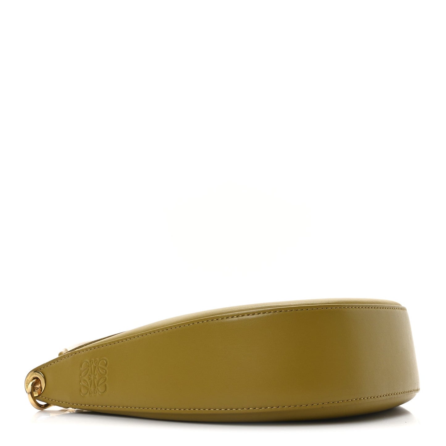 Satin Calfskin Jacquard Small Luna Bag Ochre