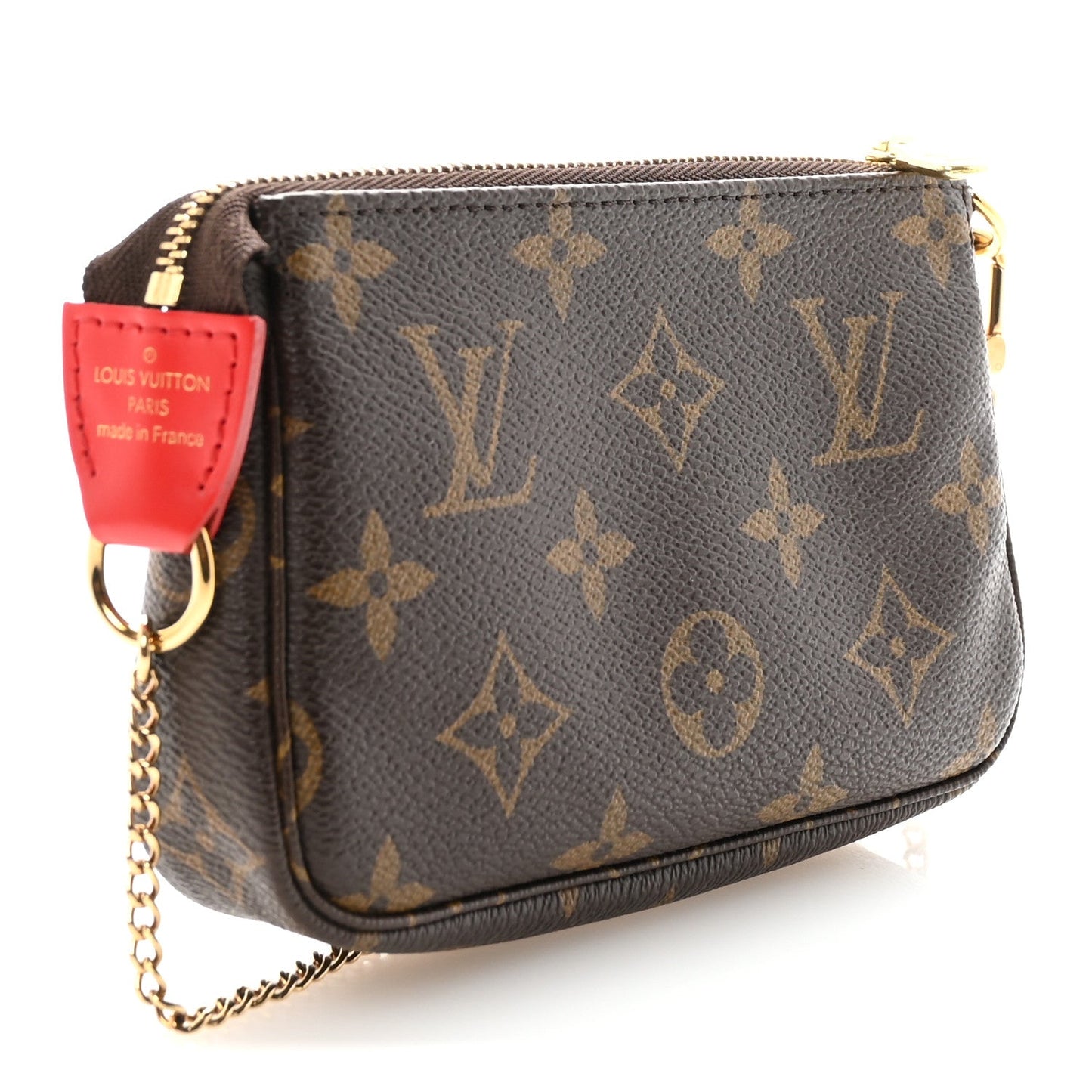 Monogram 2020 Christmas Animation Bumper Cars Mini Pochette Accessories Coquelicot