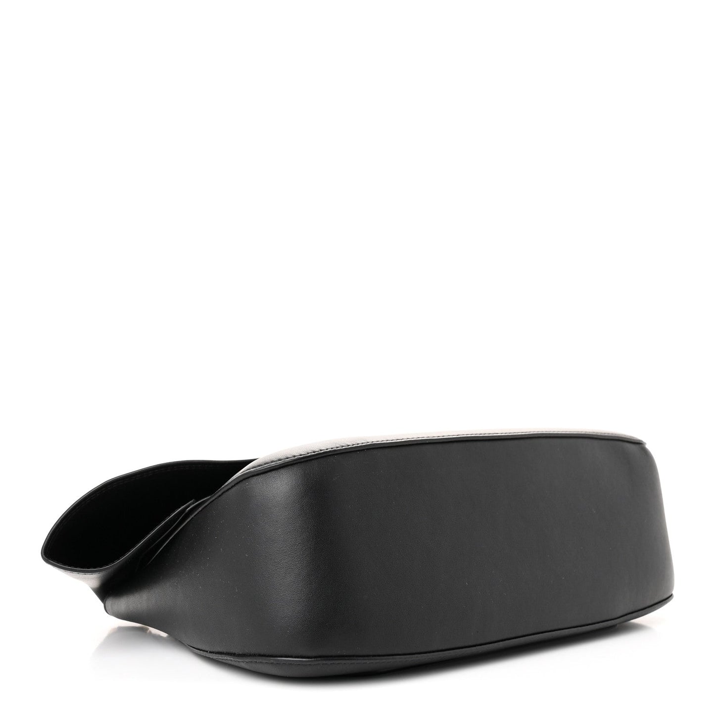 Smooth Calfskin Donut Chain Medium Ola Shoulder Bag Black