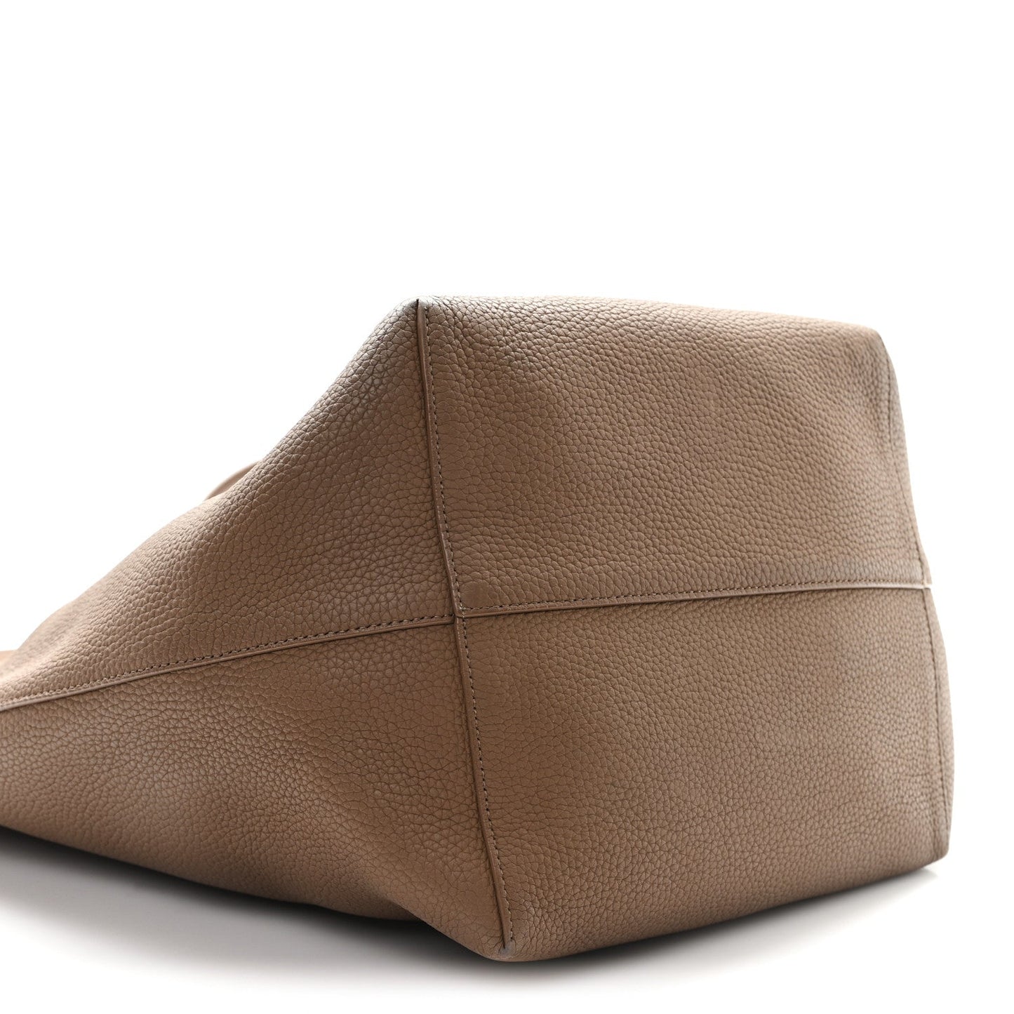 Grained Calfskin Large N/S Park Tote Dark Olive