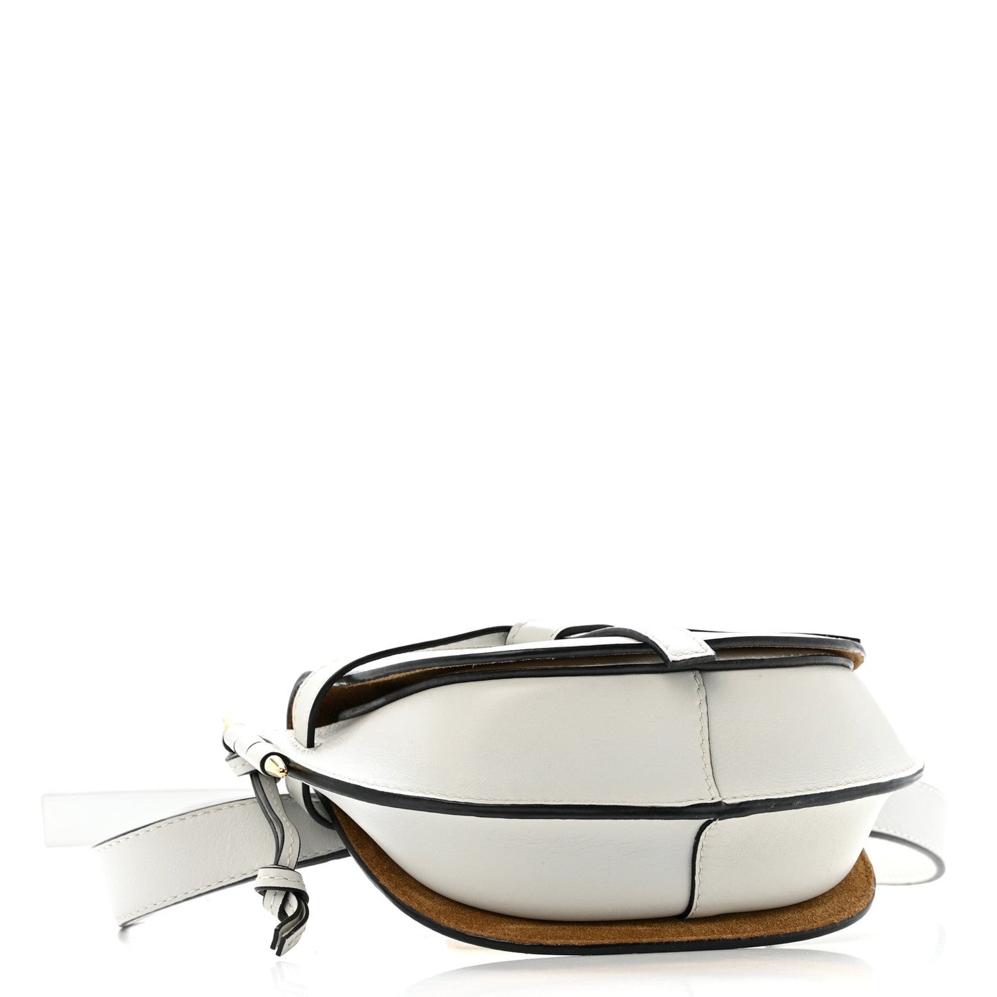 Calfskin Mini Gate Belt Bag Kaolin
