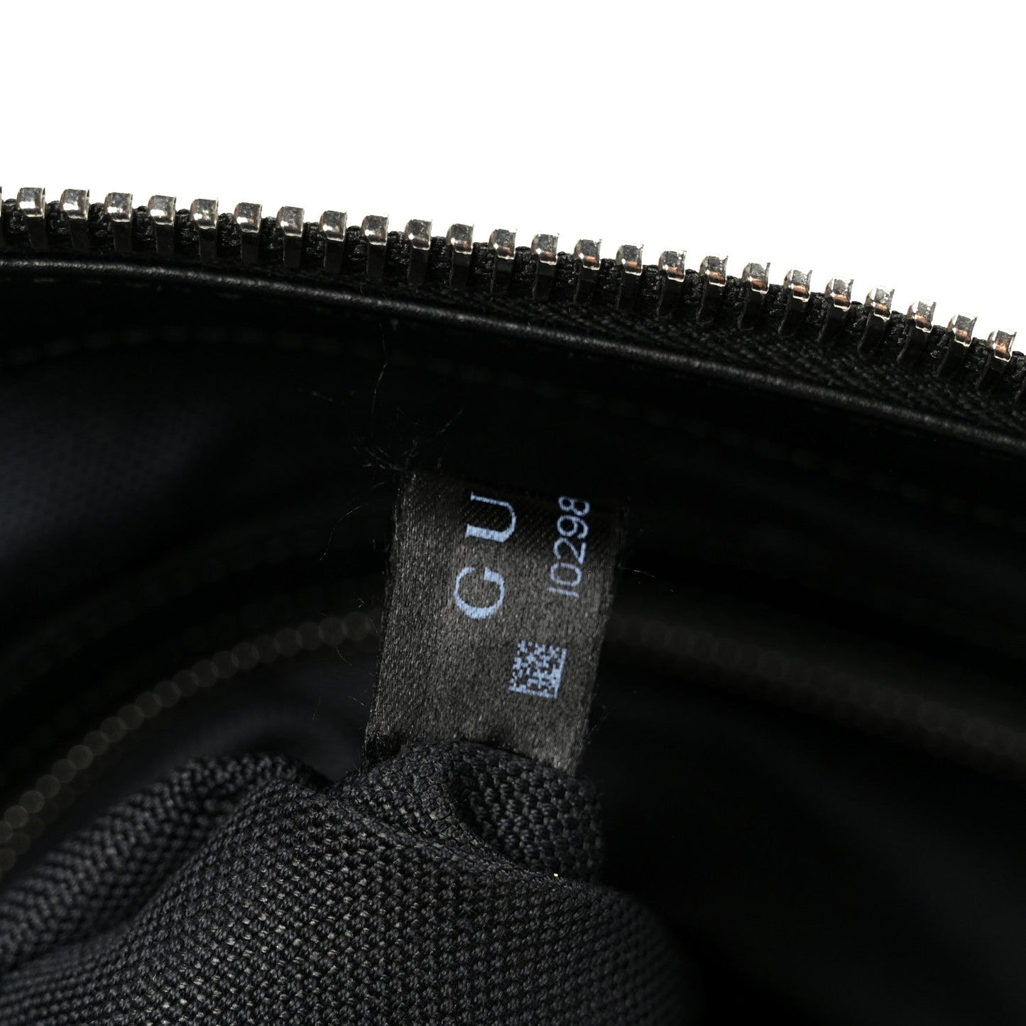 GG Supreme Monogram Appia Calfskin Web Flat Messenger Bag Black Grey