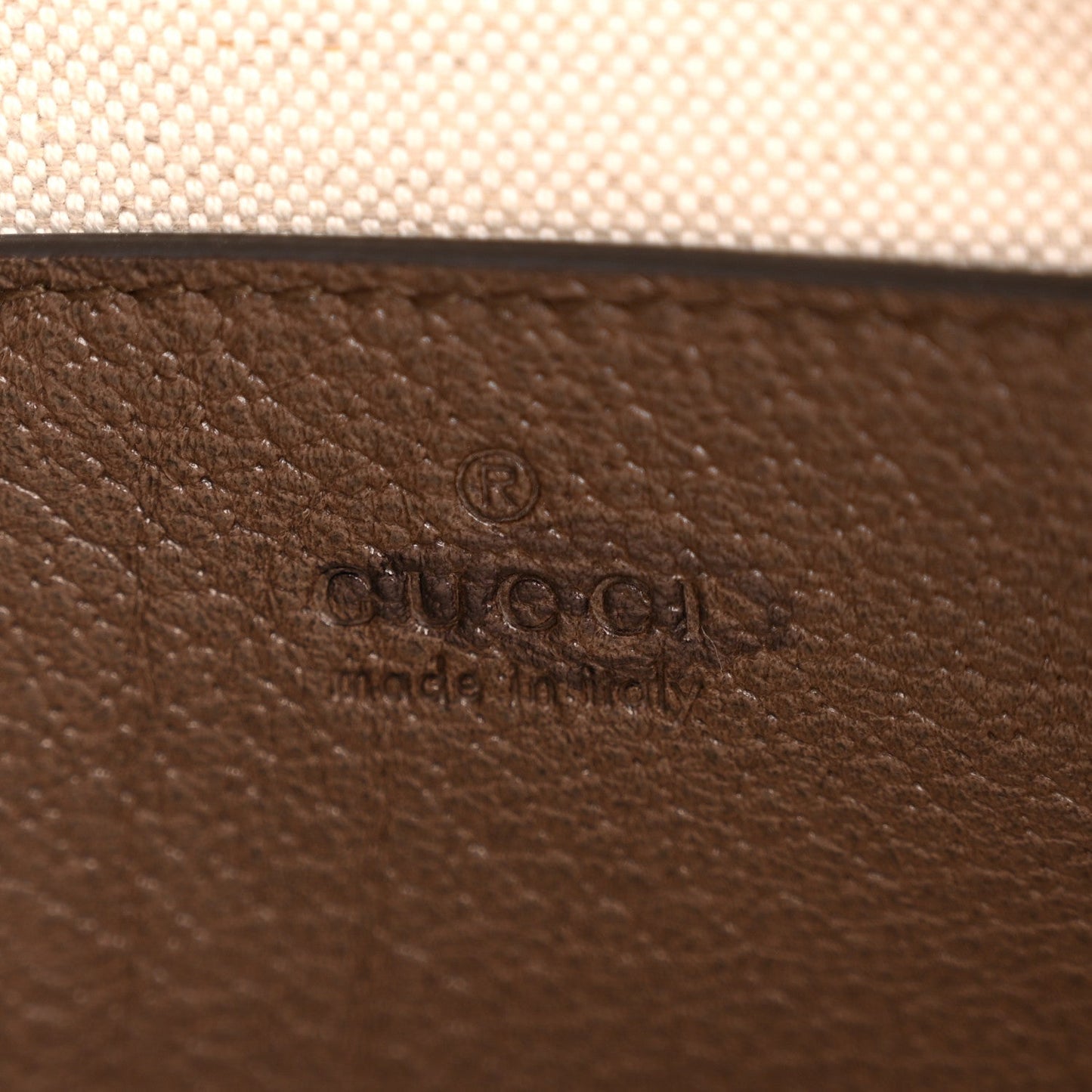 GG Supreme Monogram Web Ophidia Chain Shoulder Bag Brown