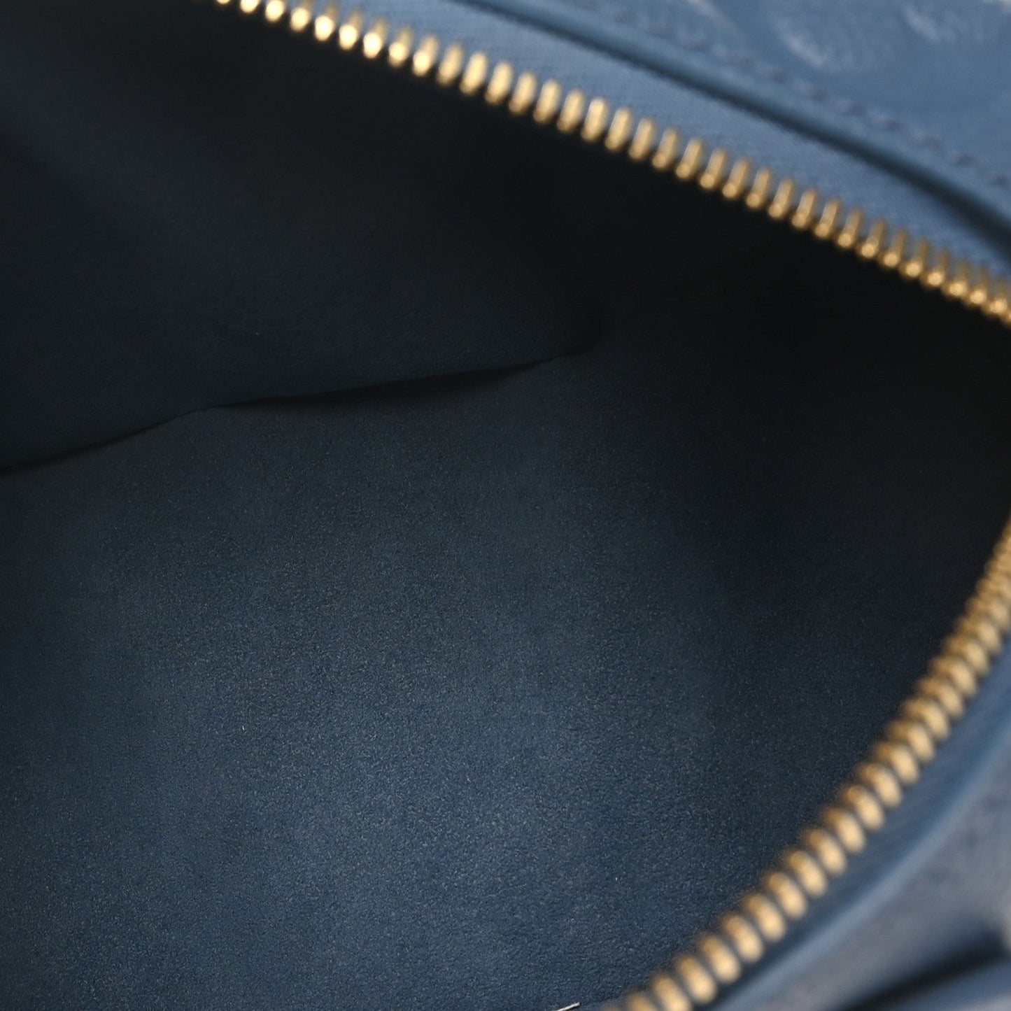 Metallic Empreinte Monogram Giant Speedy Bandouliere 20 Navy Nacre