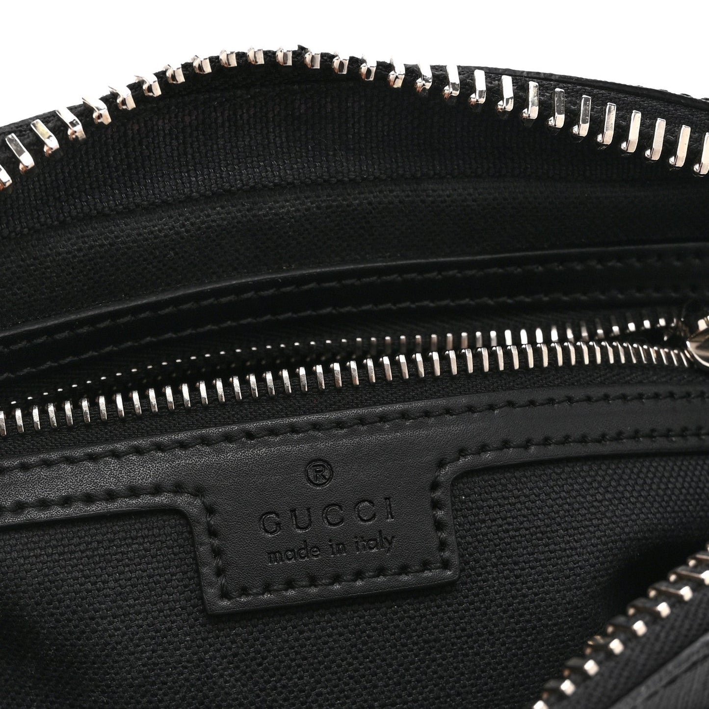 Soft GG Supreme Monogram Web Belt Bag Black Grey
