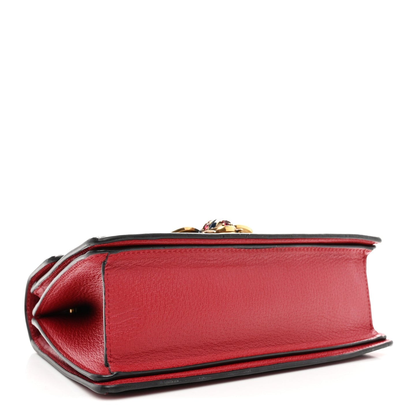 GG Supreme Monogram Small Queen Margaret Top Handle Bag Red