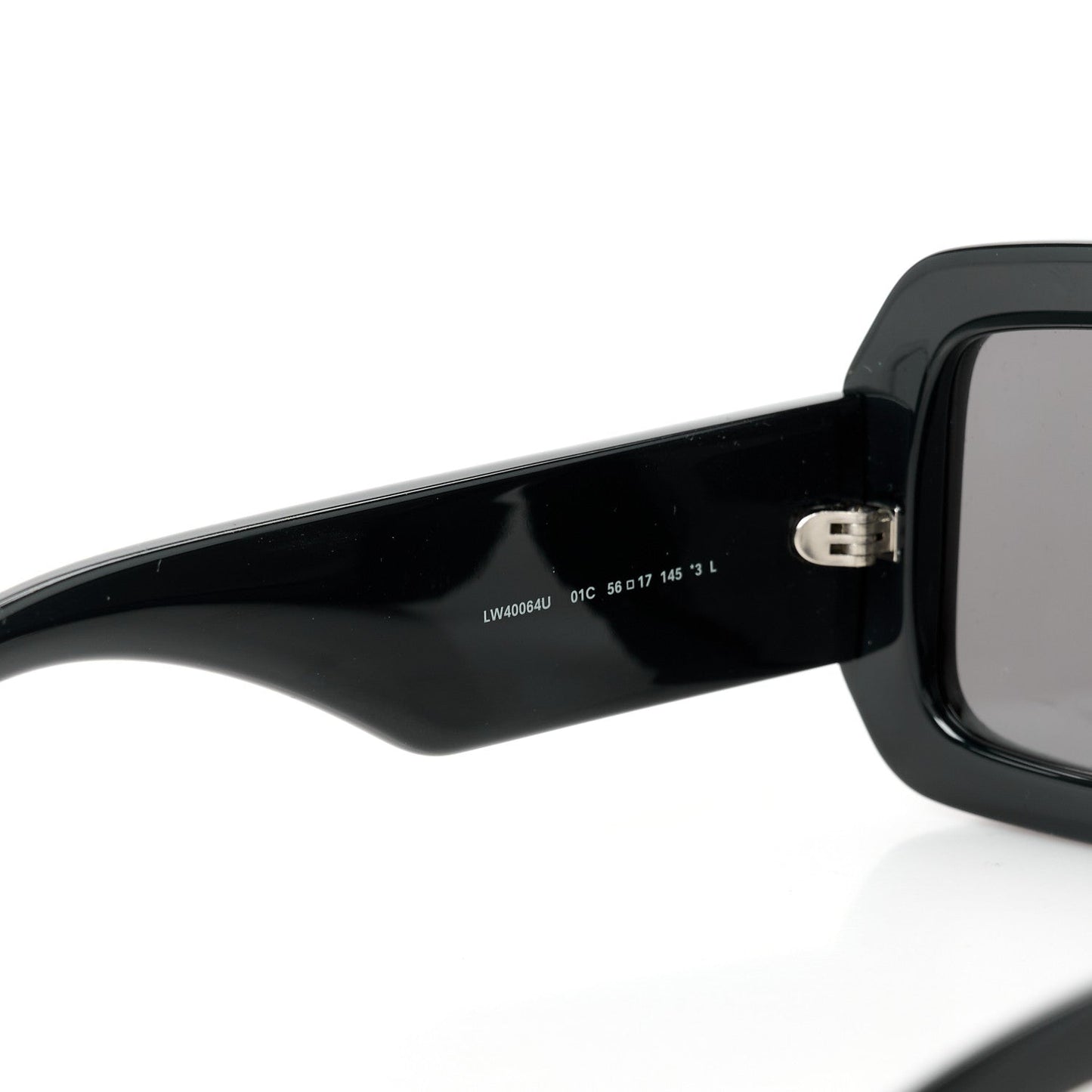 Acetate Paula's Ibiza Dive In Mask Sunglasses LW40064U Black Silver