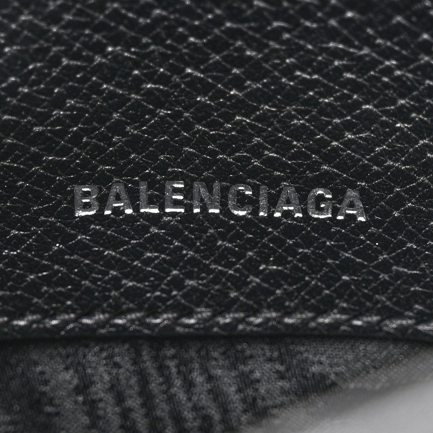 X BALENCIAGA BB Monogram Calfskin Web Mini Jackie 1961 Hobo Black