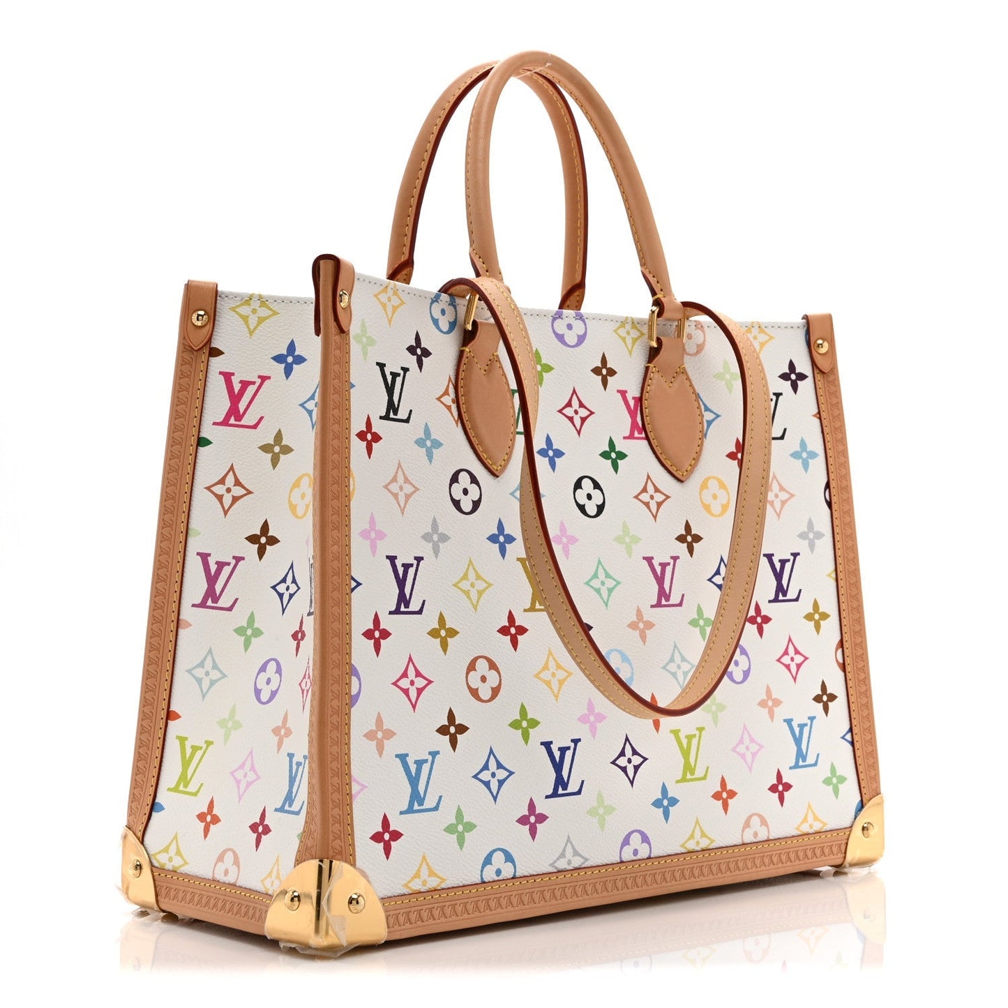 LV X TM Monogram Multicolor Onthego MM White