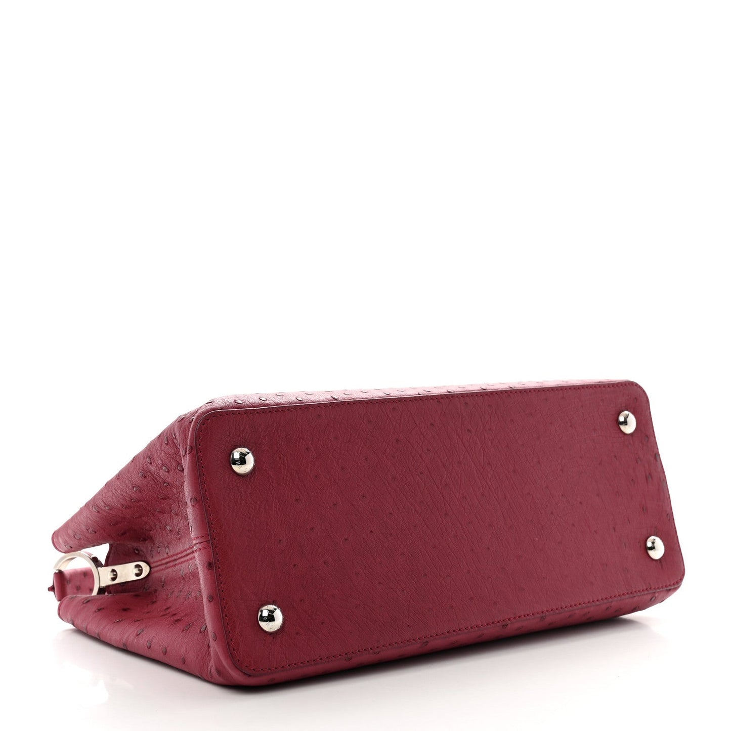 Ostrich Capucines MM Fuchsia