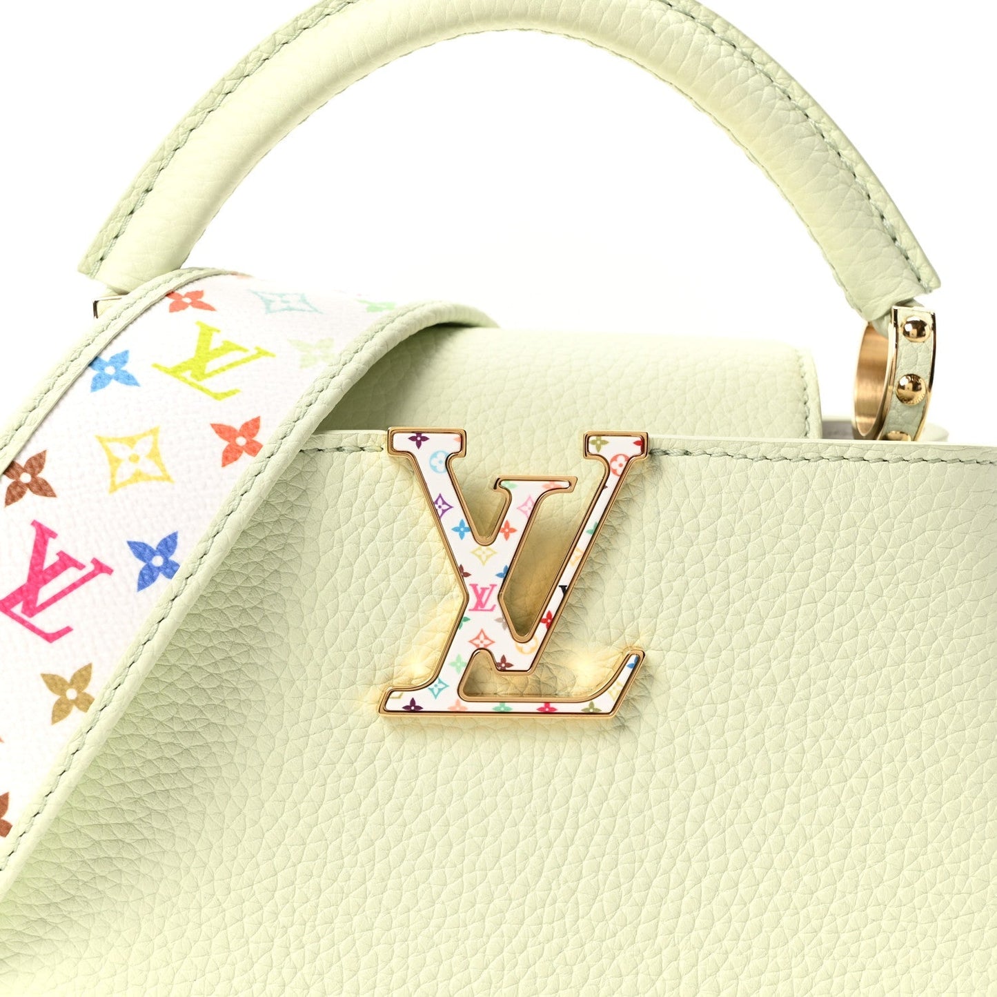 LV X TM Taurillon Mini Capucines Green