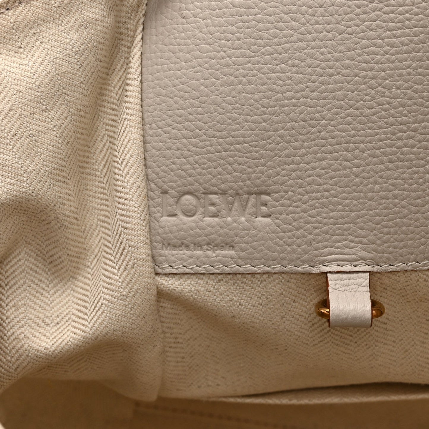 Grained Calfskin Small Hammock Shoulder Bag Light Ghost