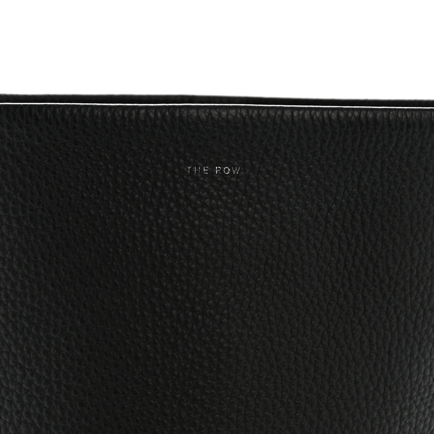 Grained Calfskin Medium N/S Park Tote Black