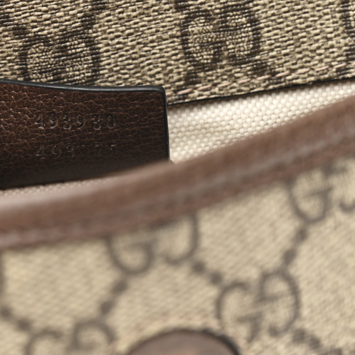 GG Supreme Monogram Neo Vintage Web Belt Bag Brown