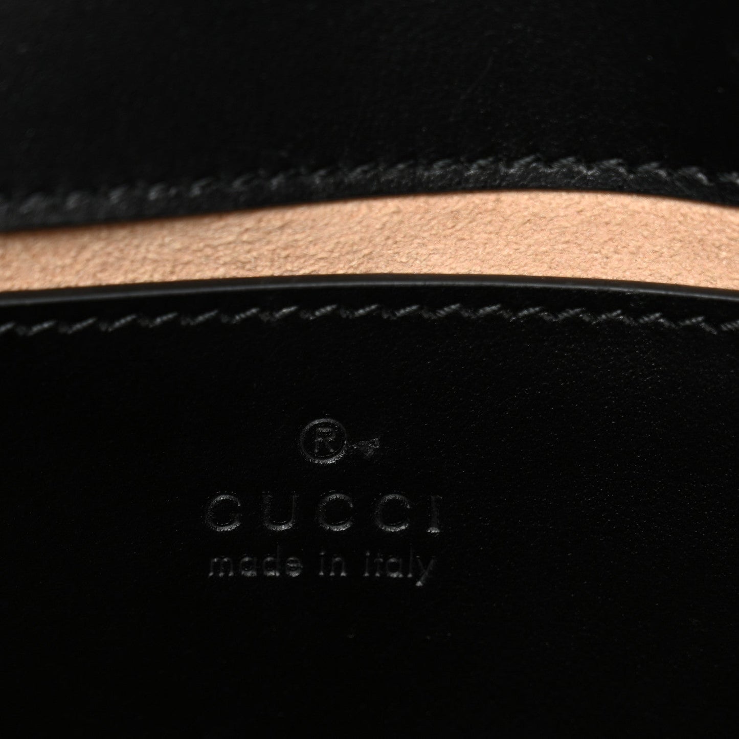 Calfskin Matelasse Mini GG Marmont Shoulder Bag Black