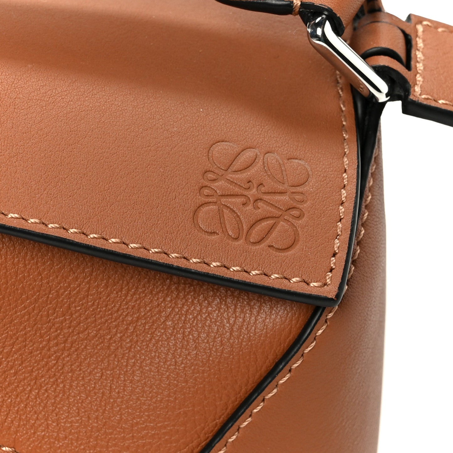 Calfskin Mini Puzzle Bag Tan