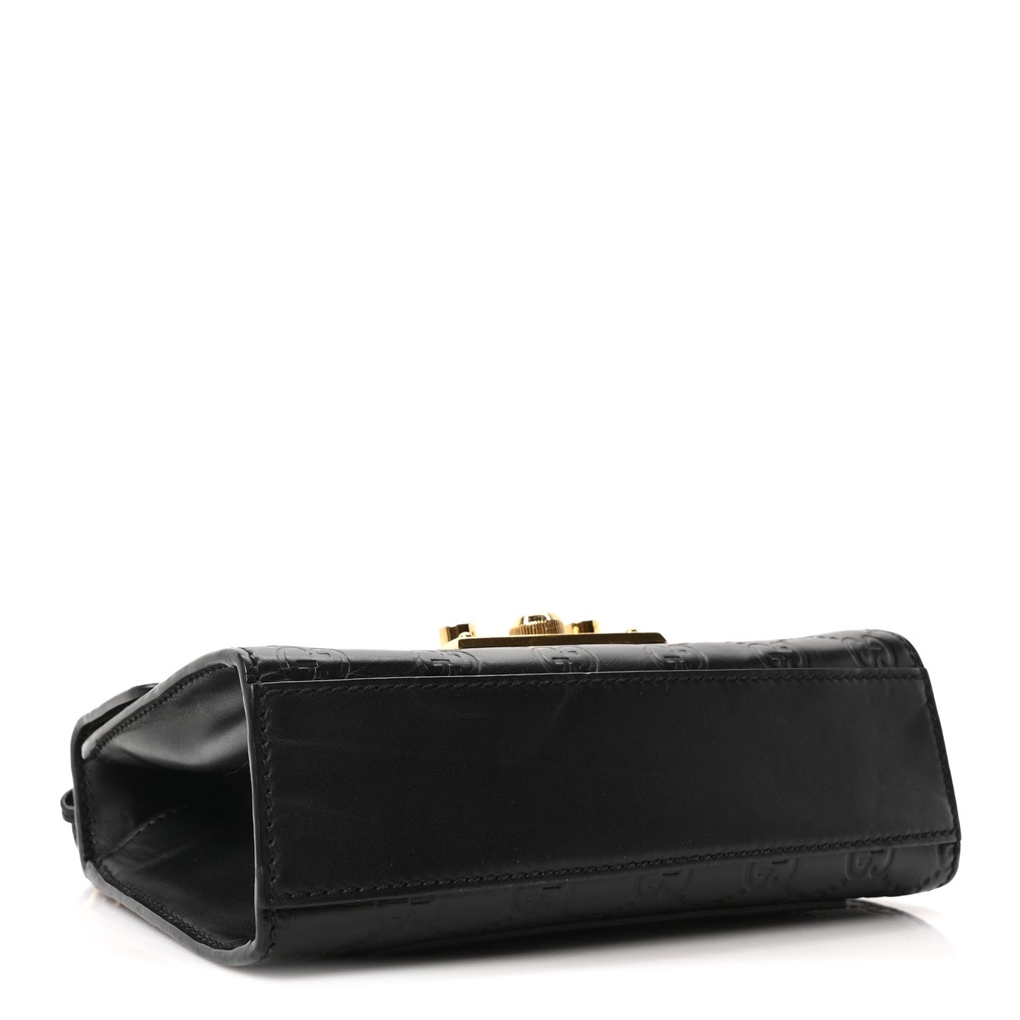 Guccissima Small Padlock Shoulder Bag Black