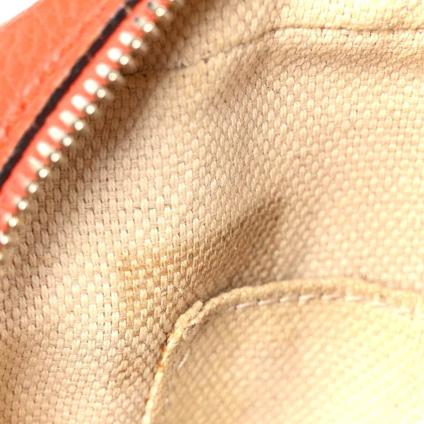 Pebbled Calfskin Small Soho Disco Bag Sun Orange