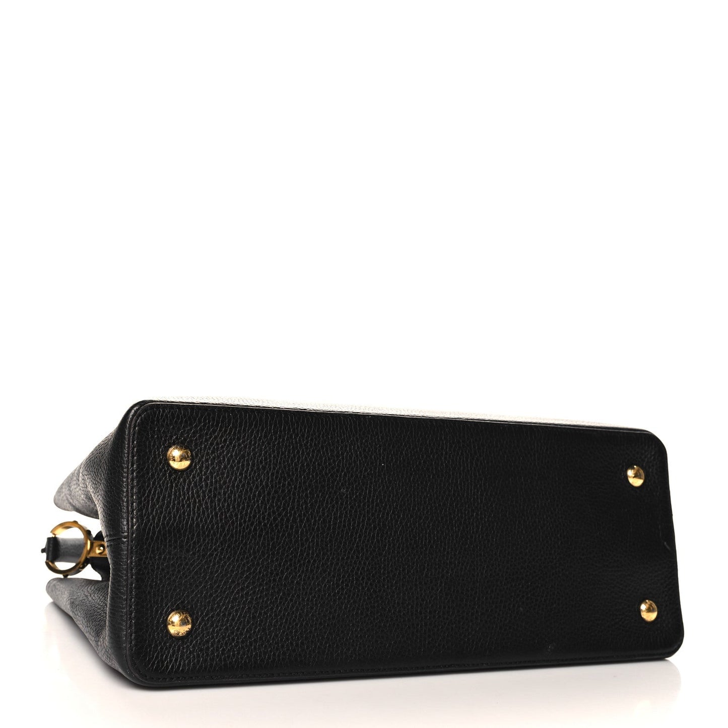 Taurillon Capucines GM  Black Fuchsia