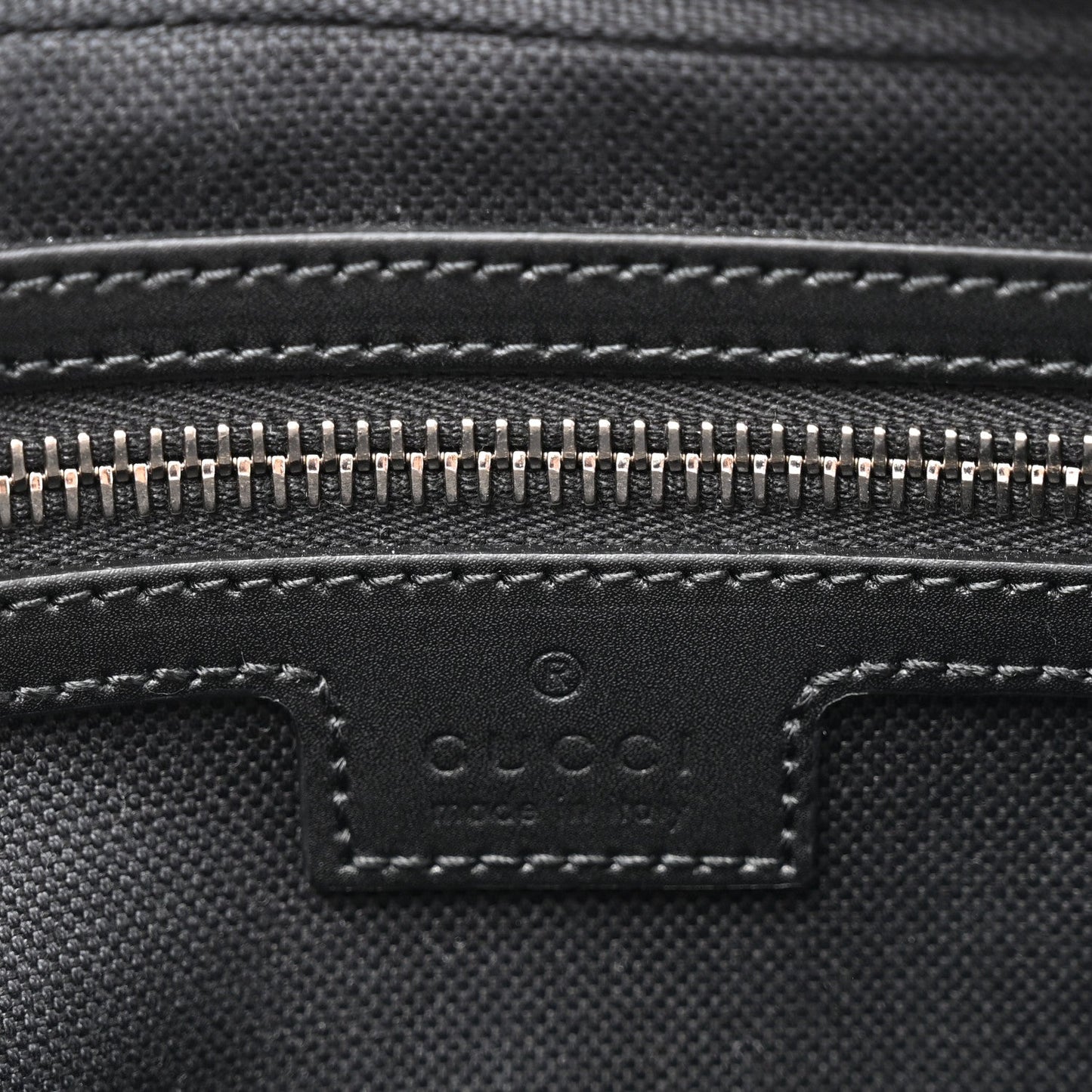 Soft GG Supreme Monogram Web Belt Bag Black Grey