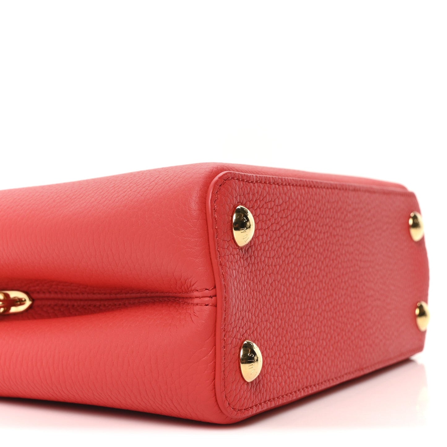 LV X TM Taurillon Cerises Capucines BB Rouge