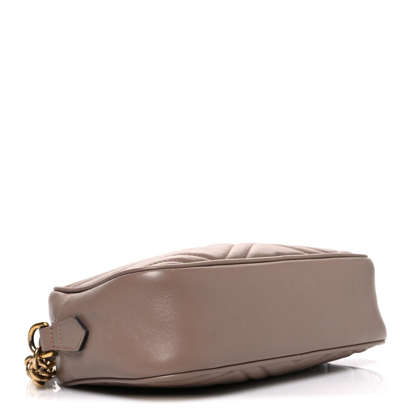 Calfskin Matelasse Small GG Marmont Chain Shoulder Bag Porcelain Rose