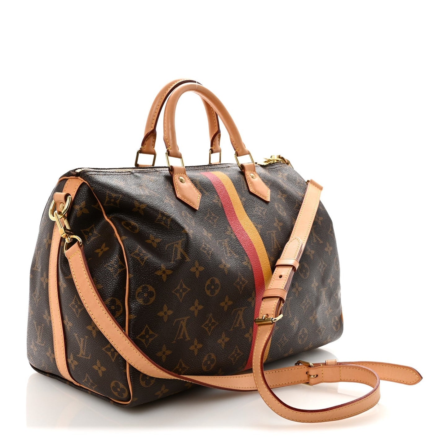 Monogram My LV Heritage Speedy Bandouliere 35 Jaune Rouge