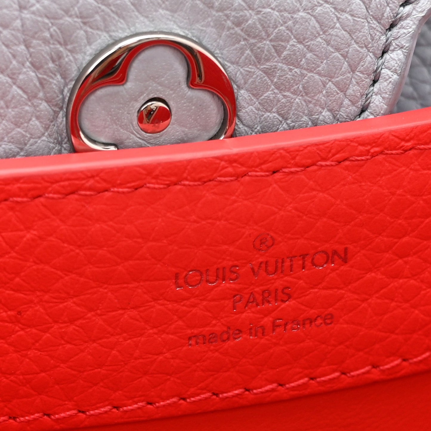 Taurillon Capucines Mini Coral Olympe Blue