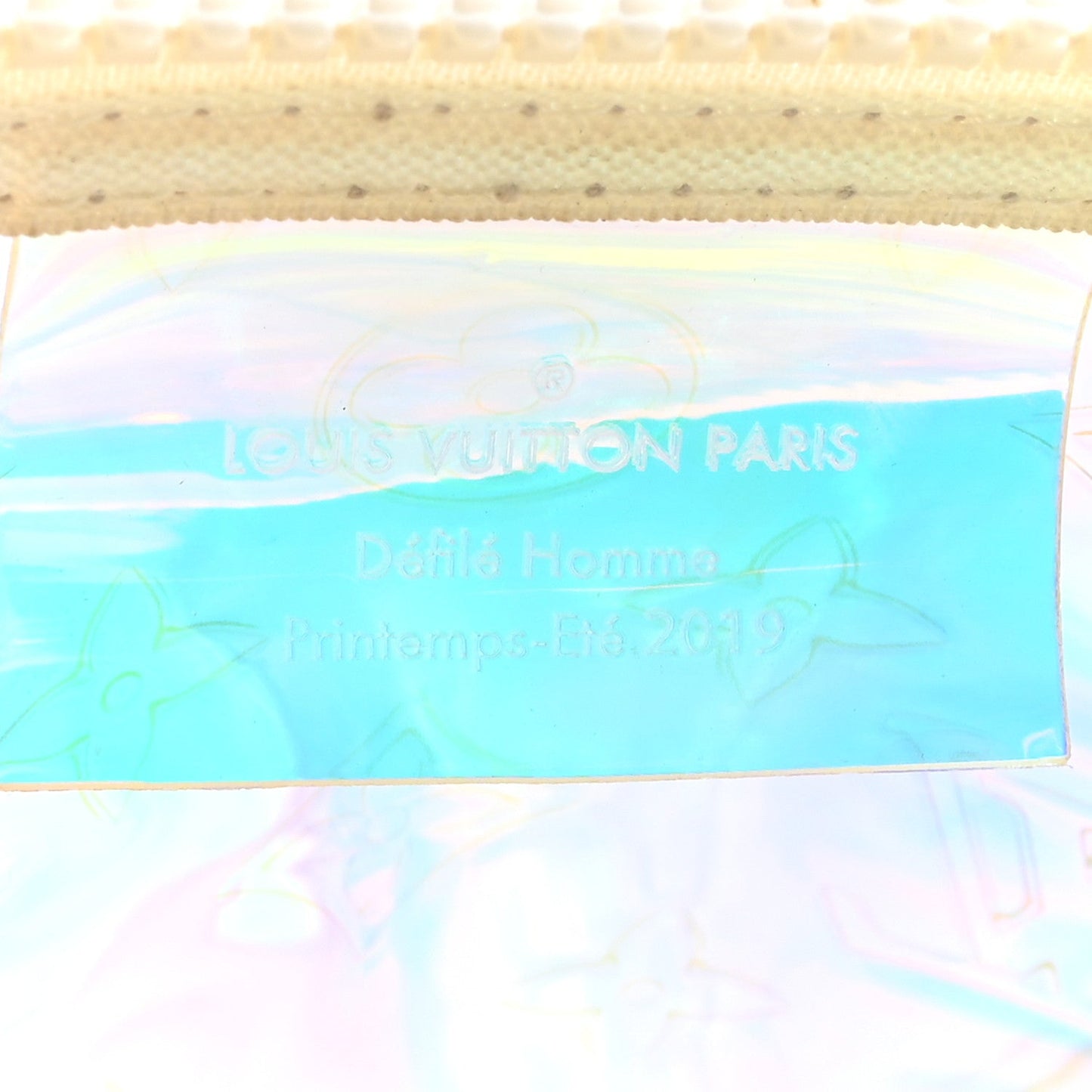 PVC Monogram Keepall Bandouliere 50 Iridescent Prism