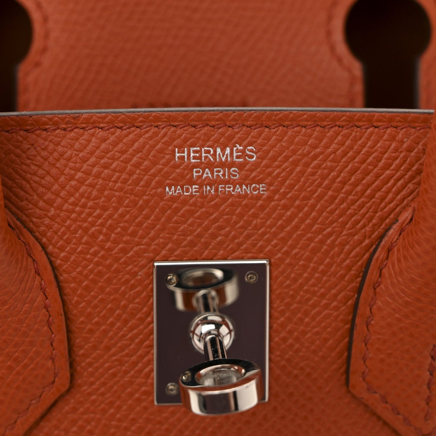Epsom Birkin Sellier 25 Terre Battue