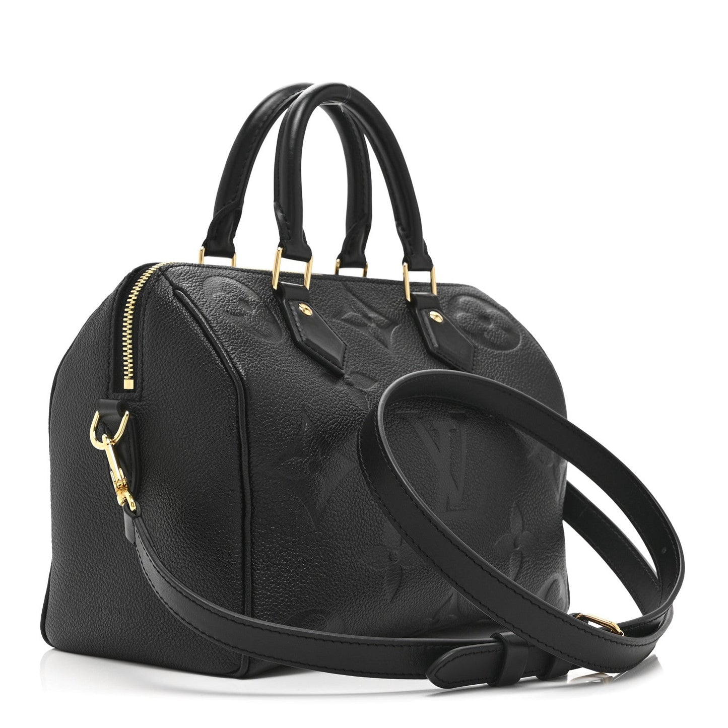 Empreinte Monogram Giant Speedy Bandouliere 25 Black