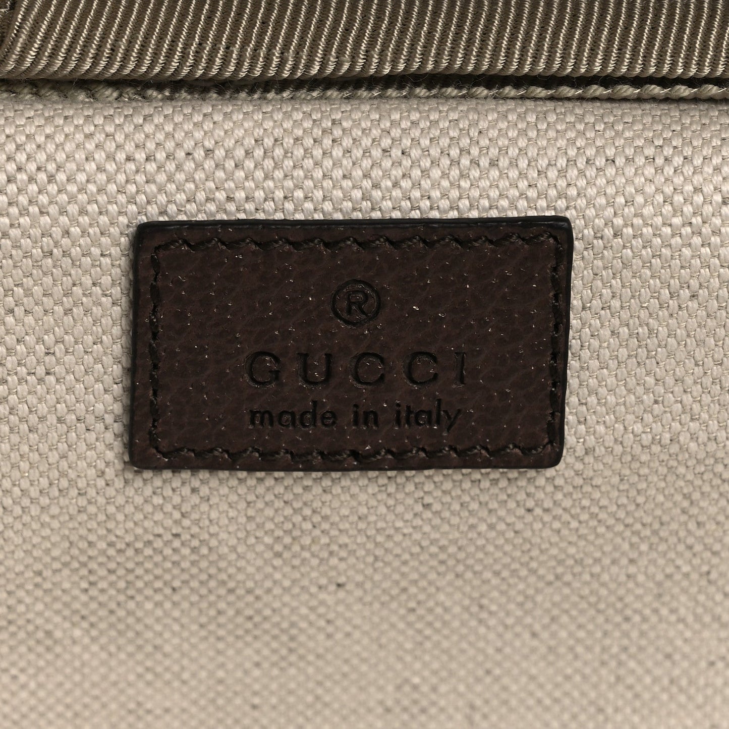 GG Supreme Monogram Web Medium Savoy Trolley Beige Ebony