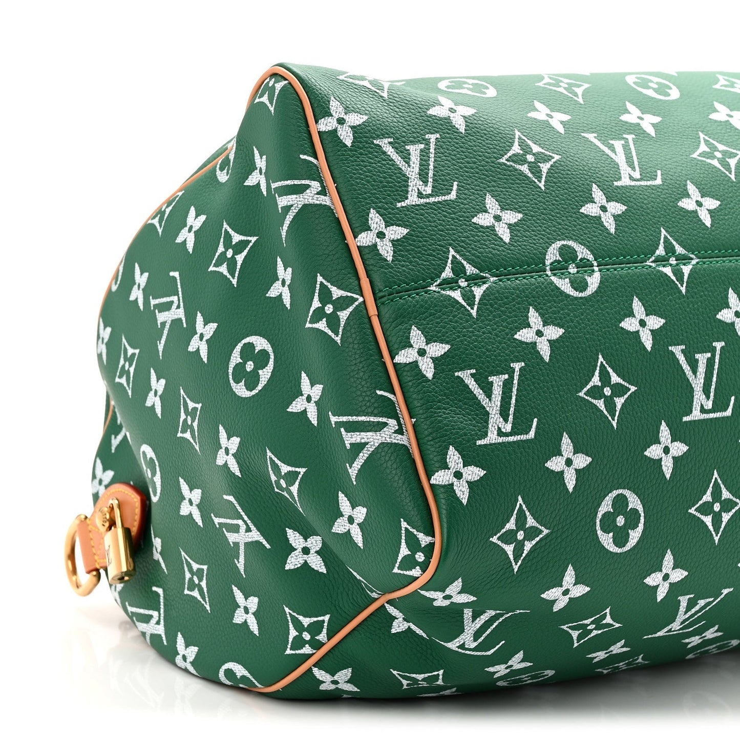 Calfskin Monogram Speedy P9 Bandouliere 40 Green