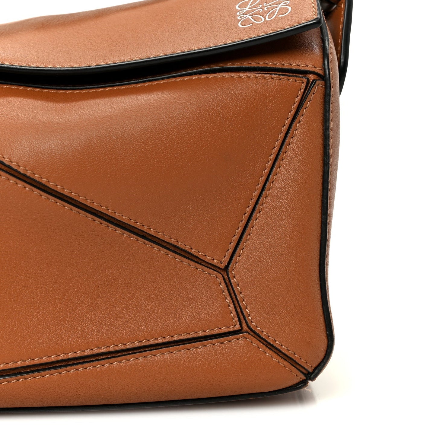 Calfskin Small Puzzle Bag Tan