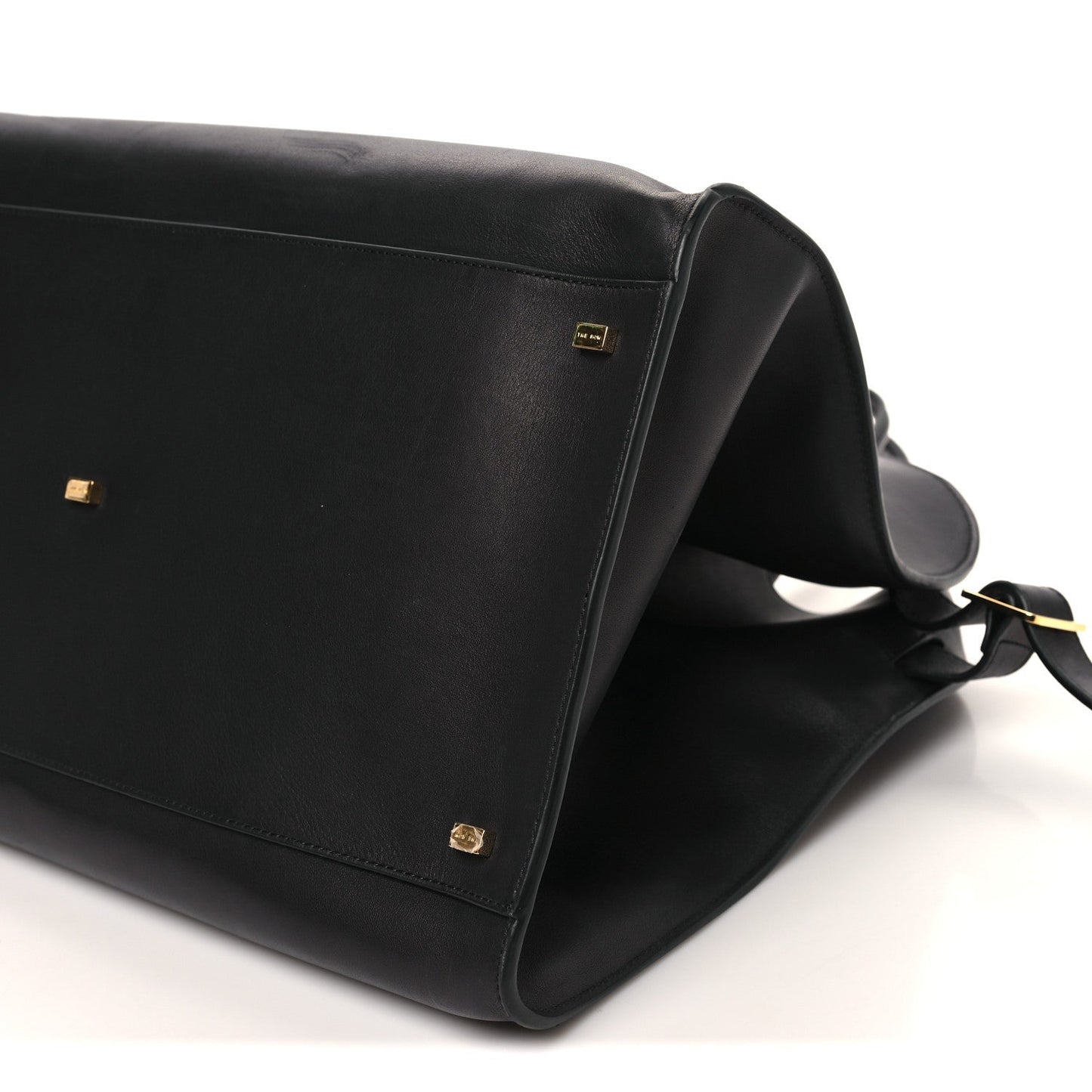 Polished Saddle Calfskin Soft Margaux 17 Black