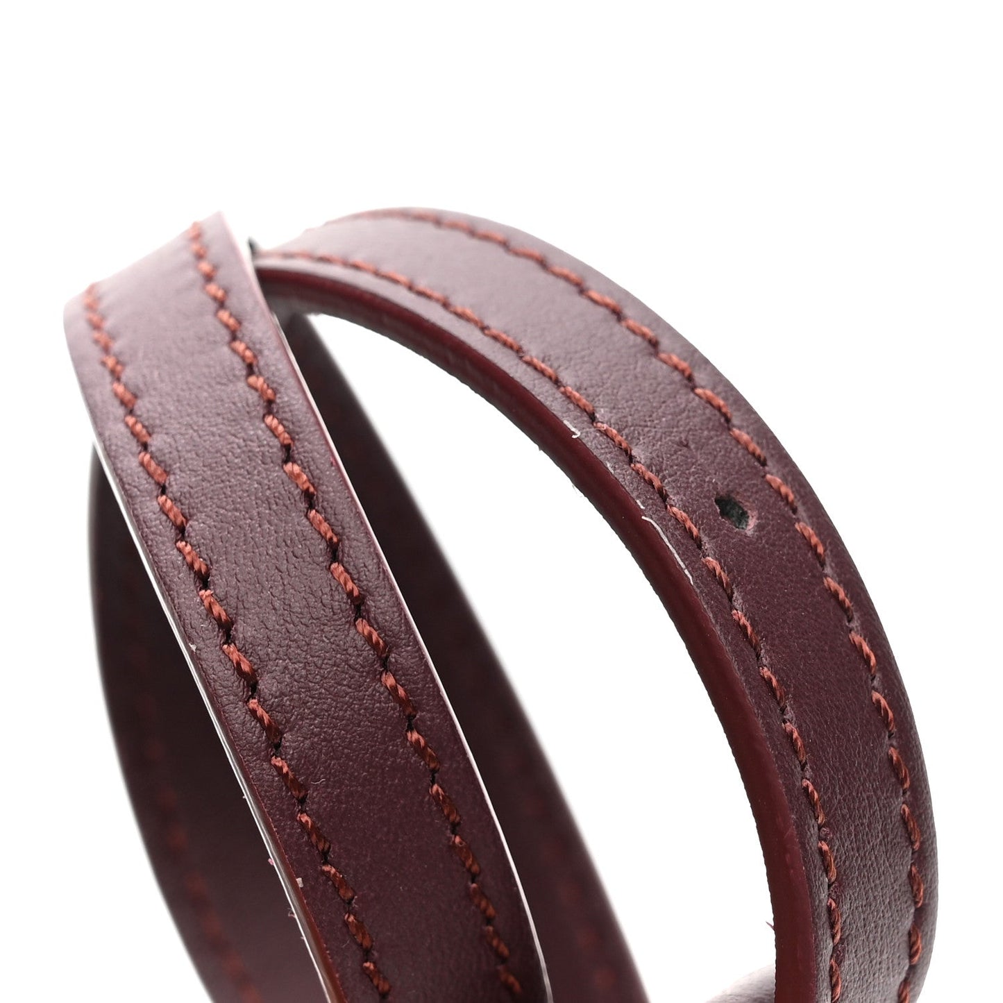 Calfskin Mini Flamenco Knot Clutch Dark Burgundy