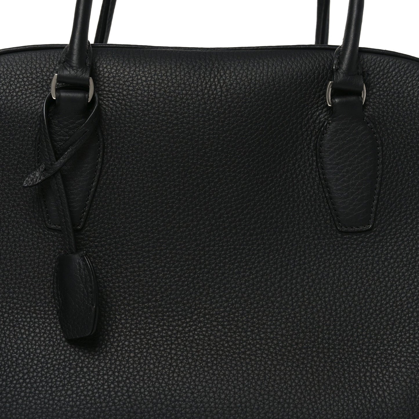 Matte Grained Calfskin India 15.75 Black