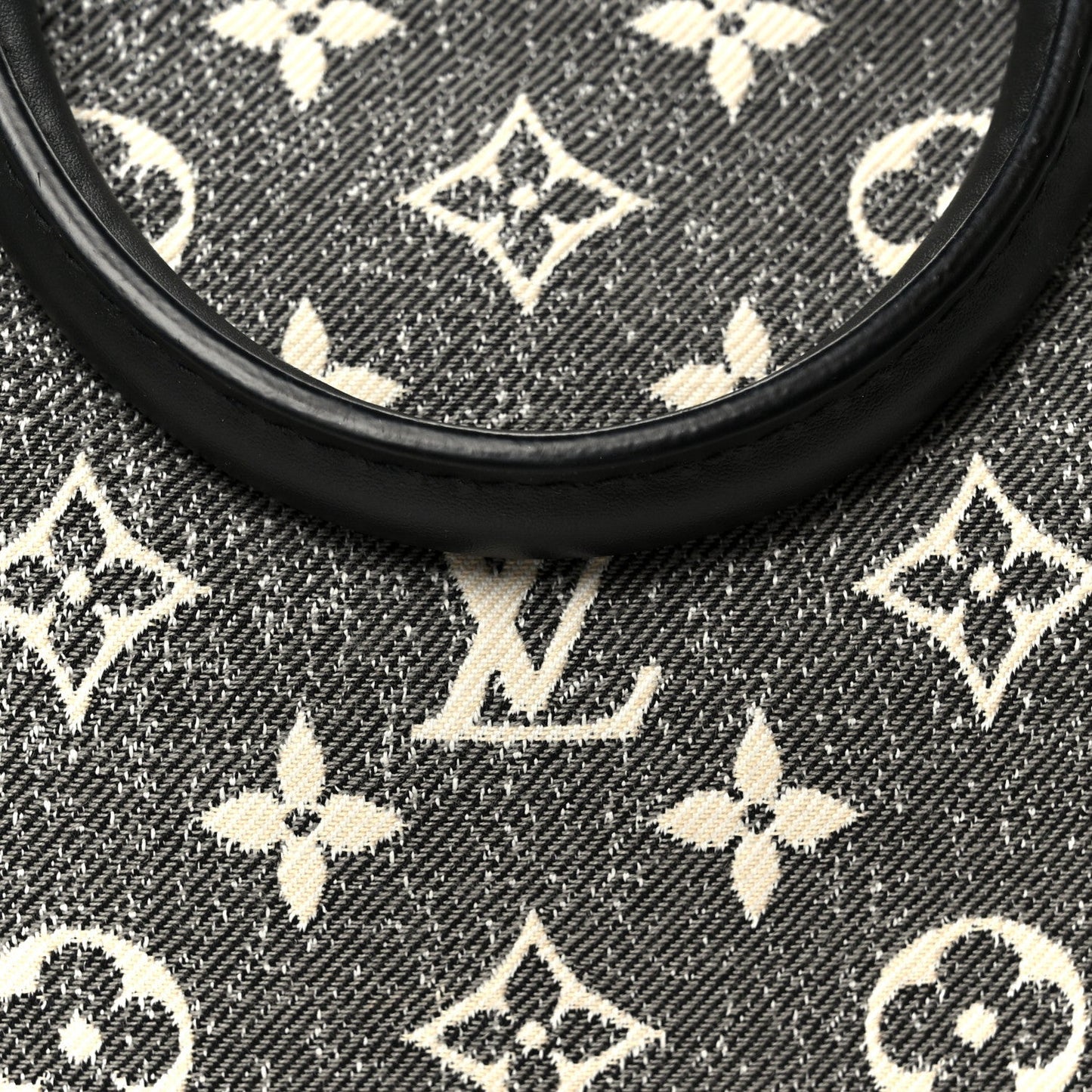 Denim Monogram Jacquard Speedy Bandouliere 25 Black