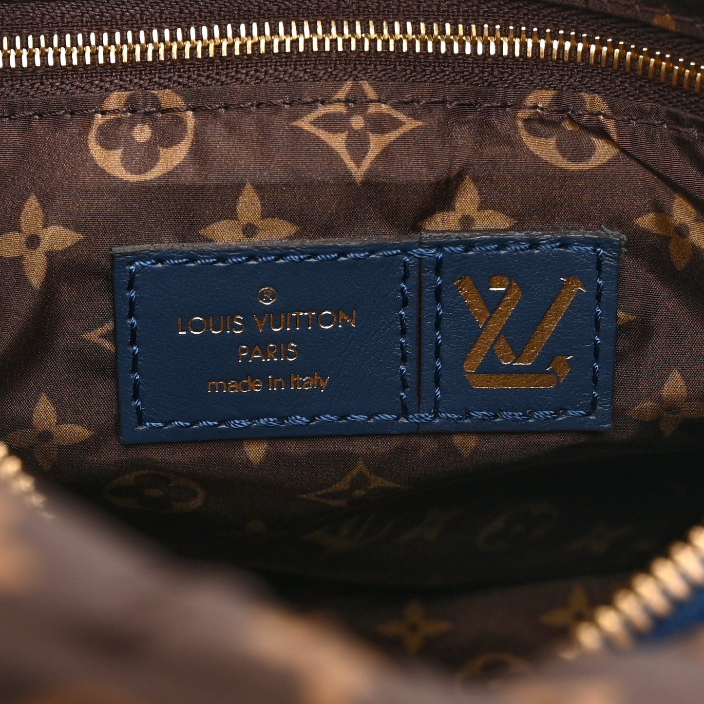 Econyl Mini Monogram Pillow Speedy Bandouliere 25 Navy