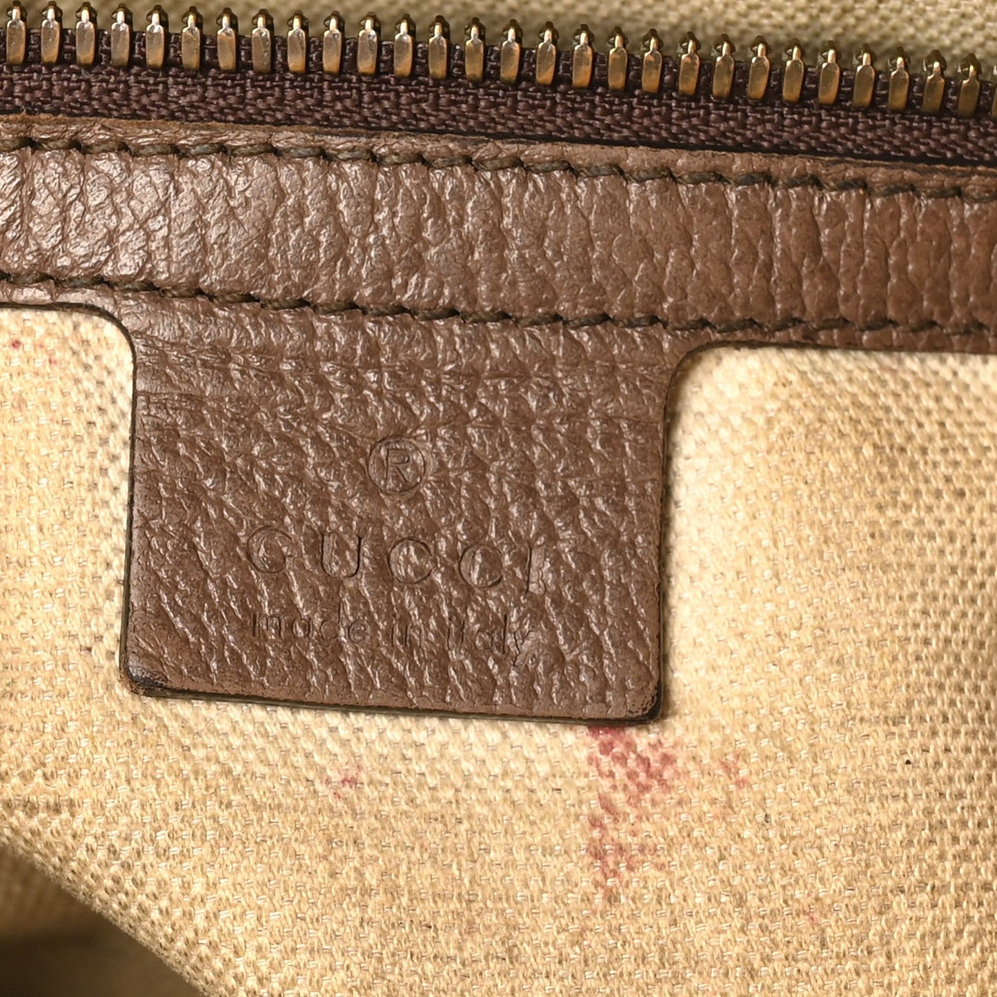 GG Supreme Monogram Web Small Ophidia Messenger Bag Brown