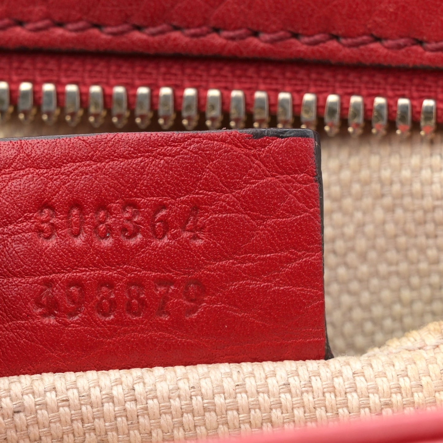 Pebbled Calfskin Small Soho Disco Bag Vibrant Red