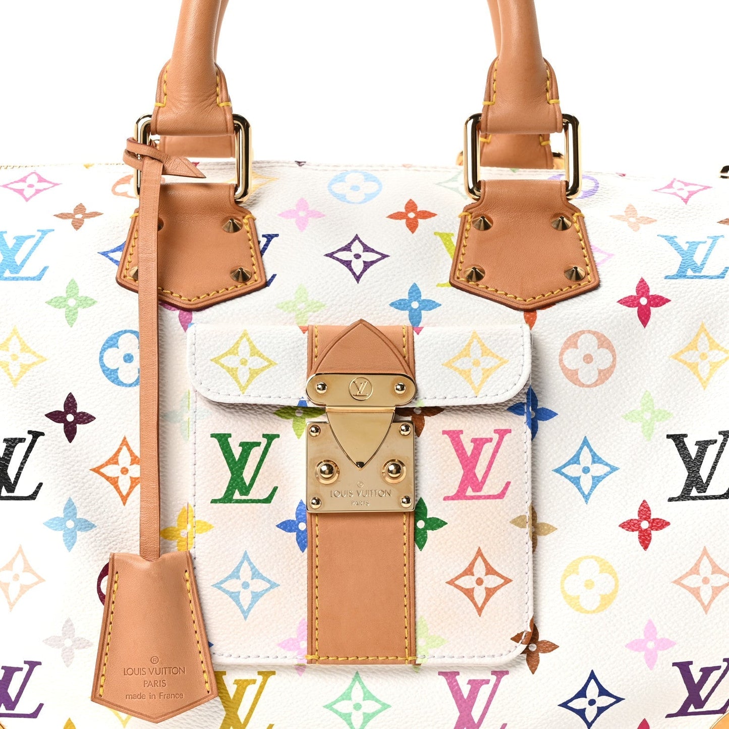 Monogram Multicolor Speedy 30 White