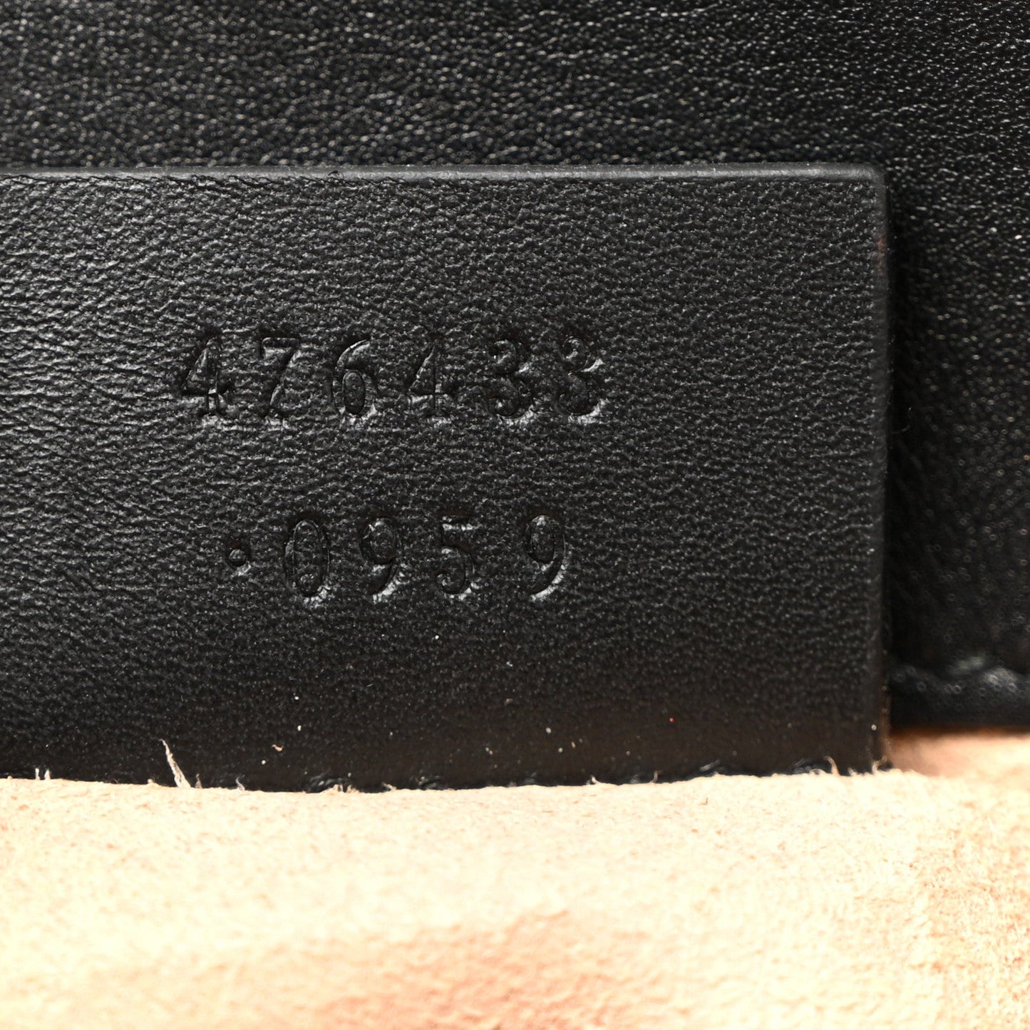 Calfskin Matelasse Super Mini GG Marmont Shoulder Bag Black