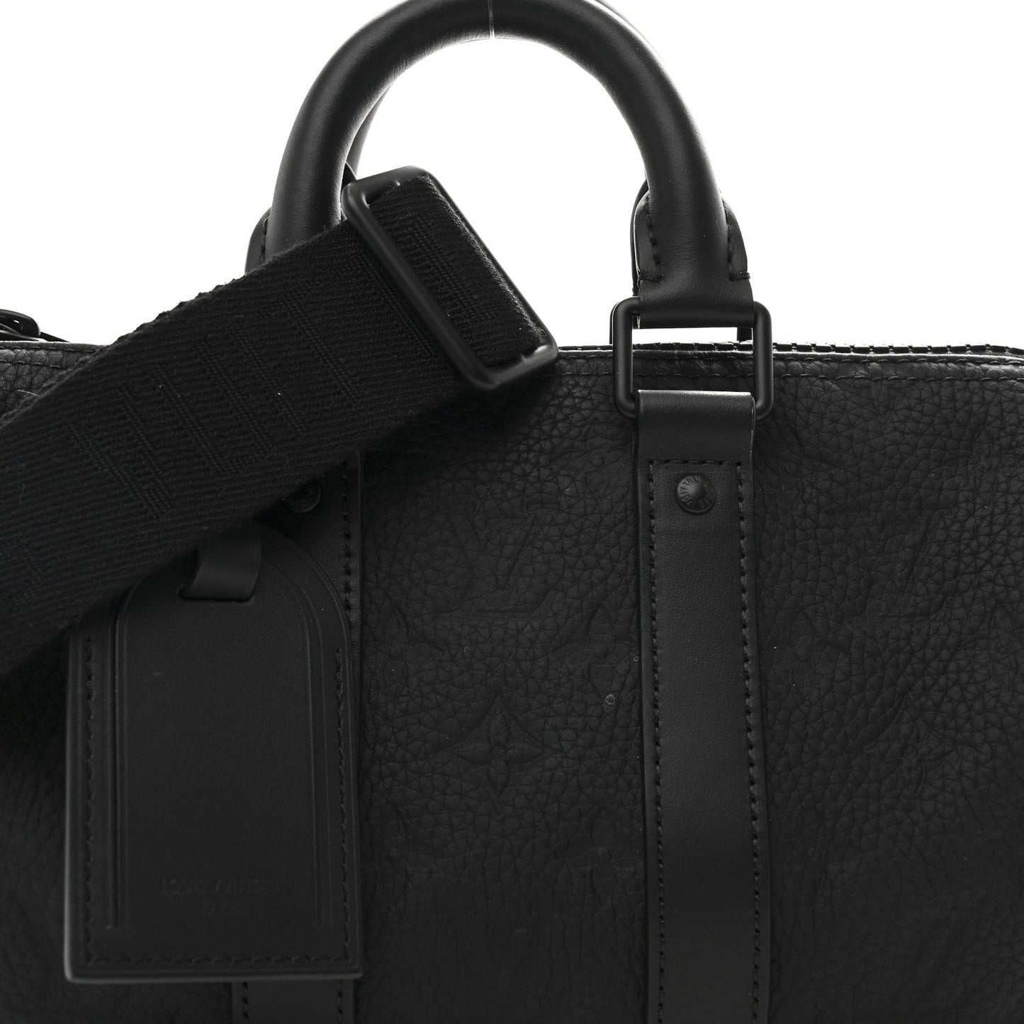 Monogram Taurillon Keepall Bandouliere 25 Black