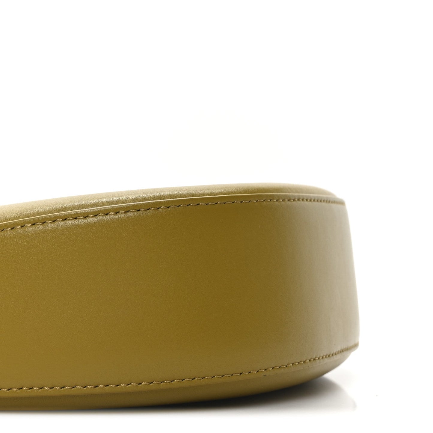 Satin Calfskin Jacquard Small Luna Bag Ochre