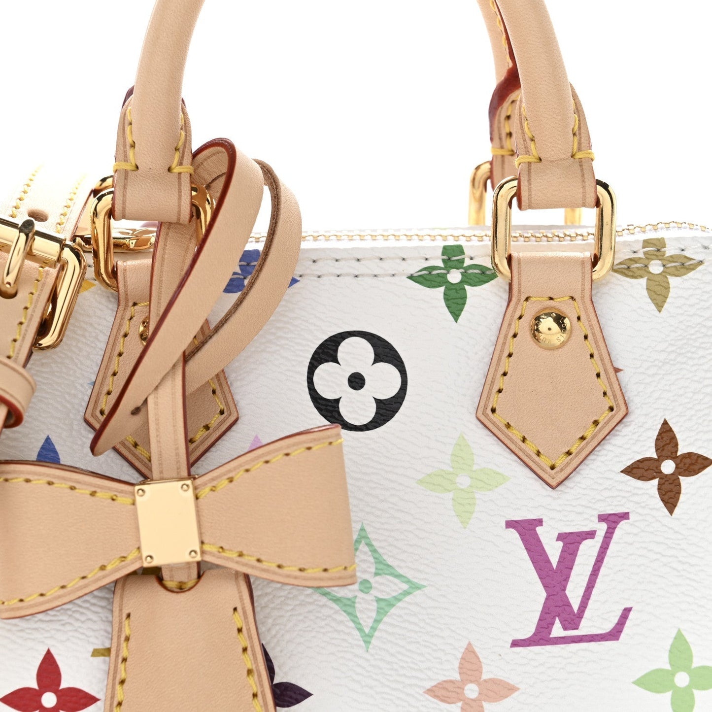 LV X TM Monogram Multicolor Nano Speedy White