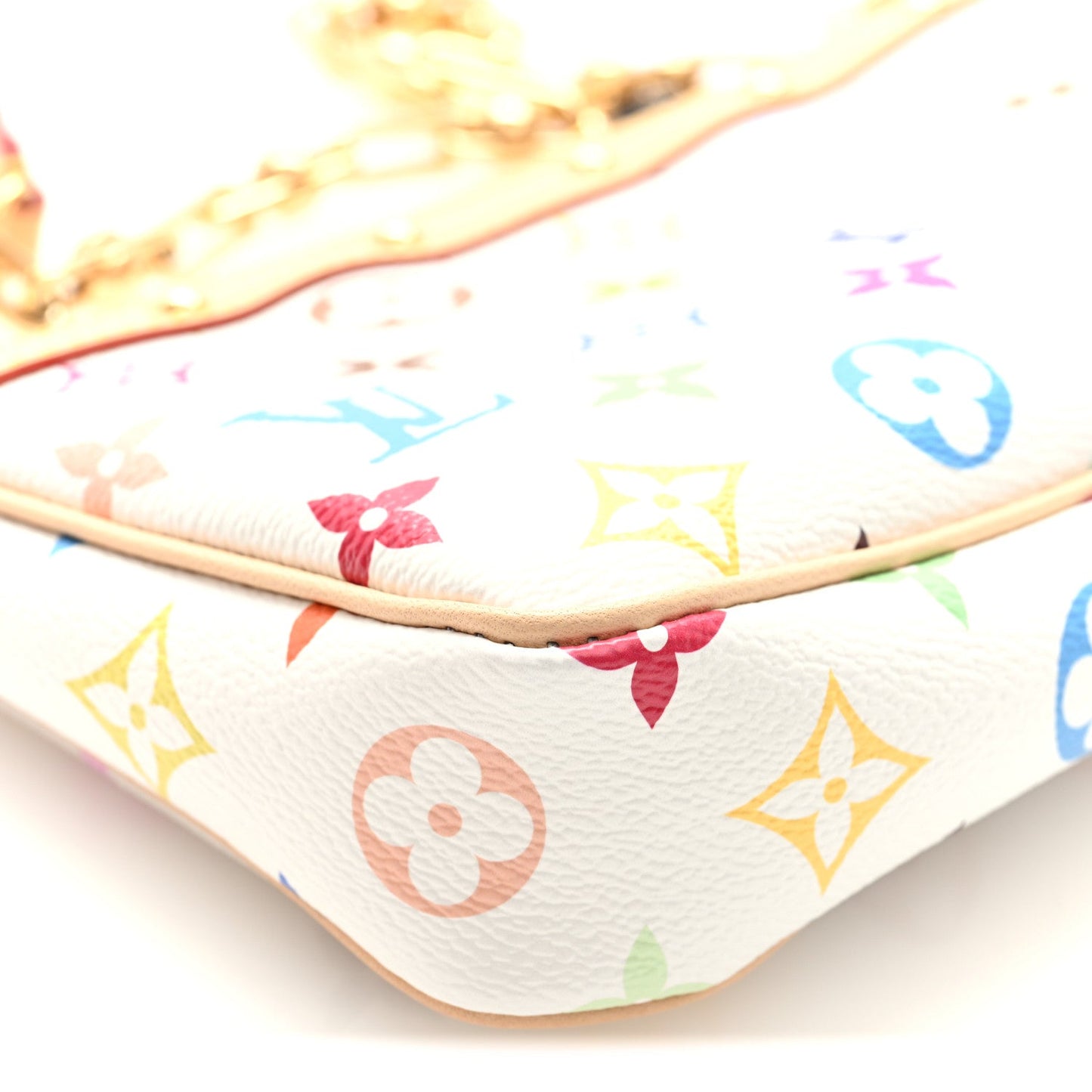 LV X TM Monogram Multicolor Pochette Accessories White