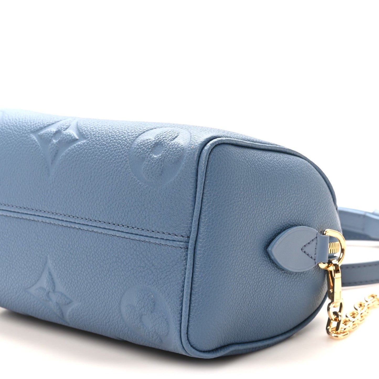Metallic Empreinte Monogram Giant Speedy Bandouliere 20 Navy Nacre