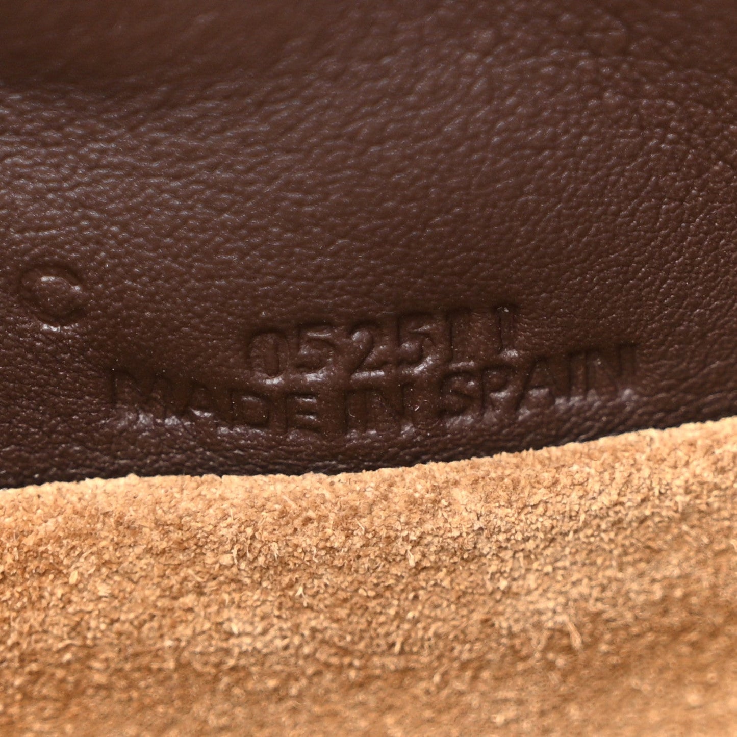 Calfskin Mini Flamenco Knot Clutch Chocolate