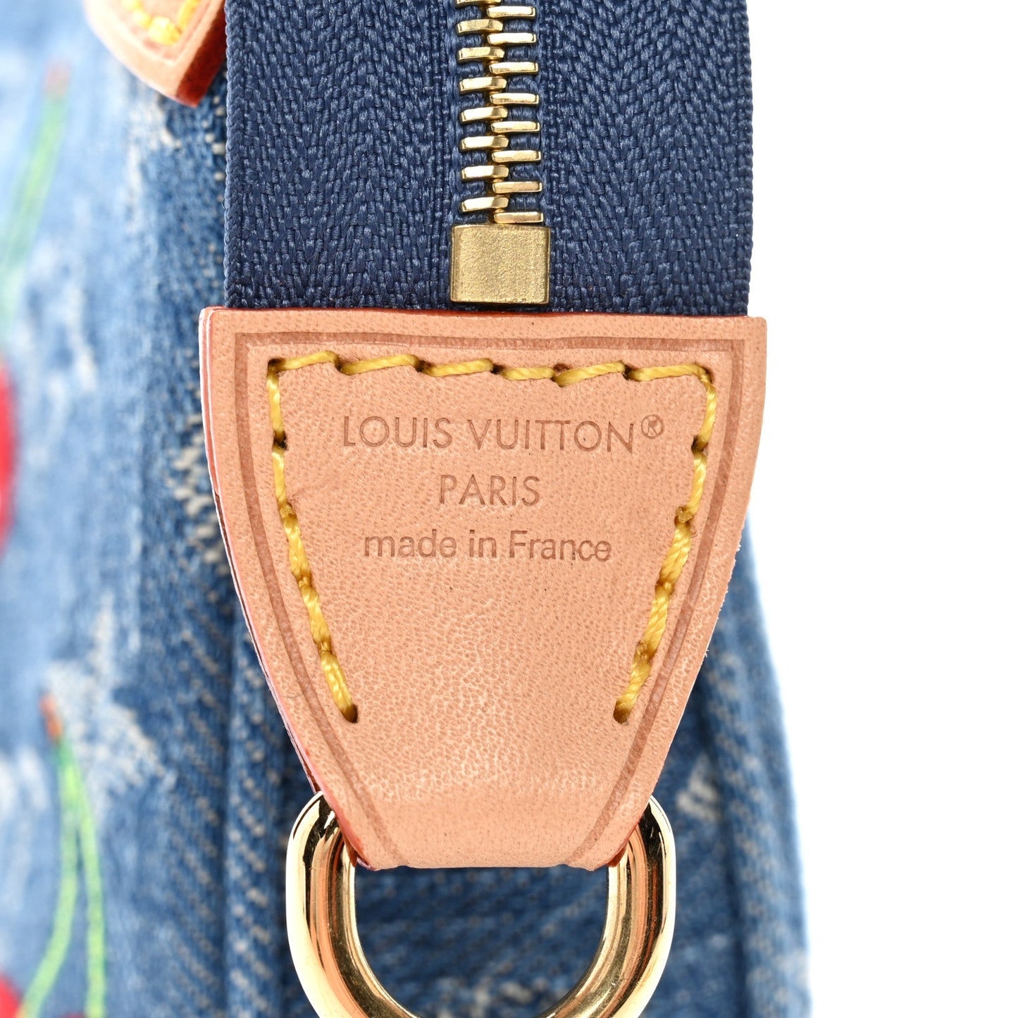 LV X TM Monogram Denim Cerises Pochette Accessories Blue